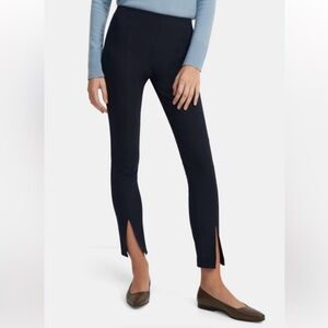 Theory Slit Legging in Eco Stretch Cotton black Sz.8 nwot
